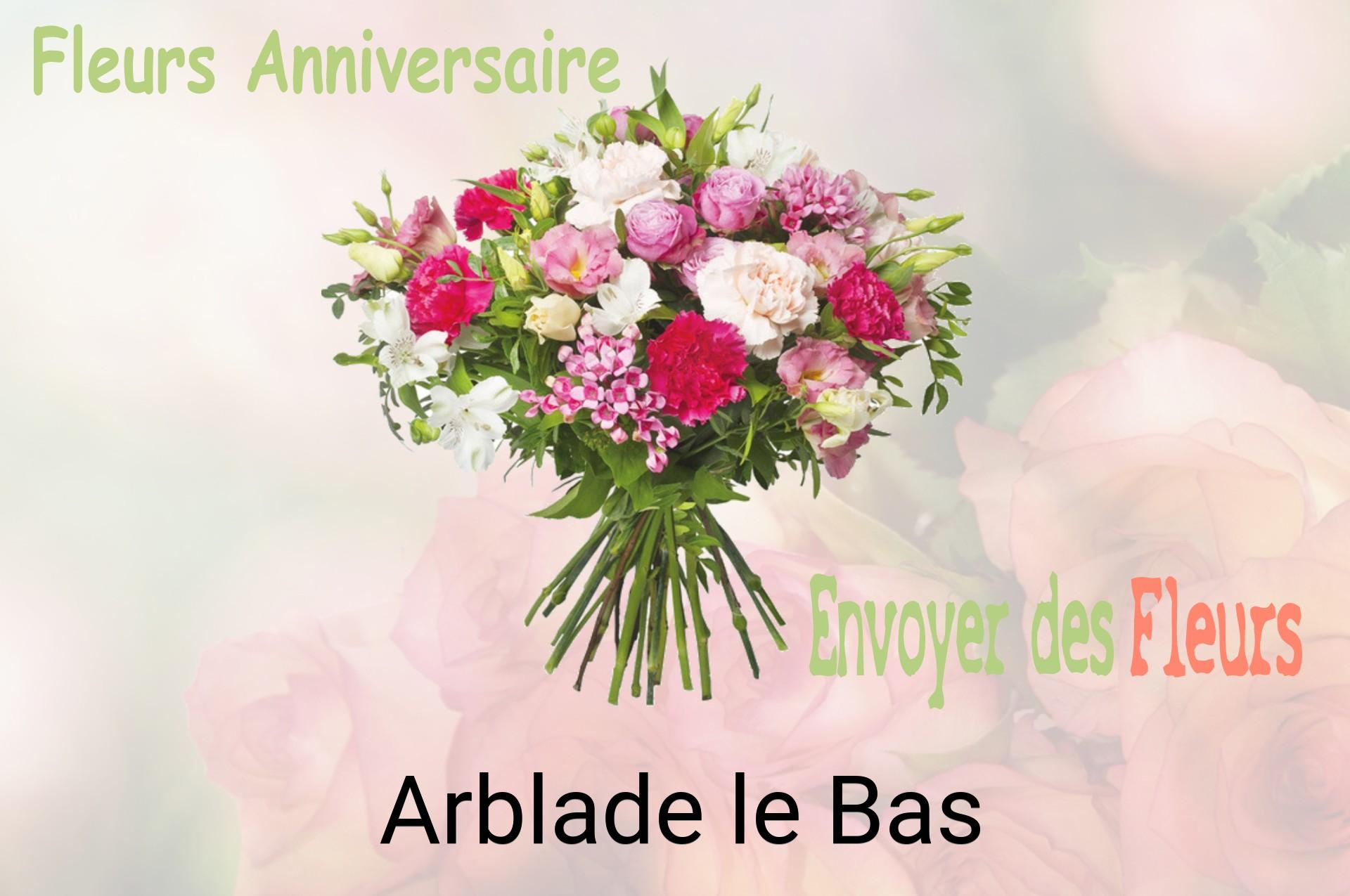 Bouquet de fleurs d’anniversaire livré à Arblade-le-Bas