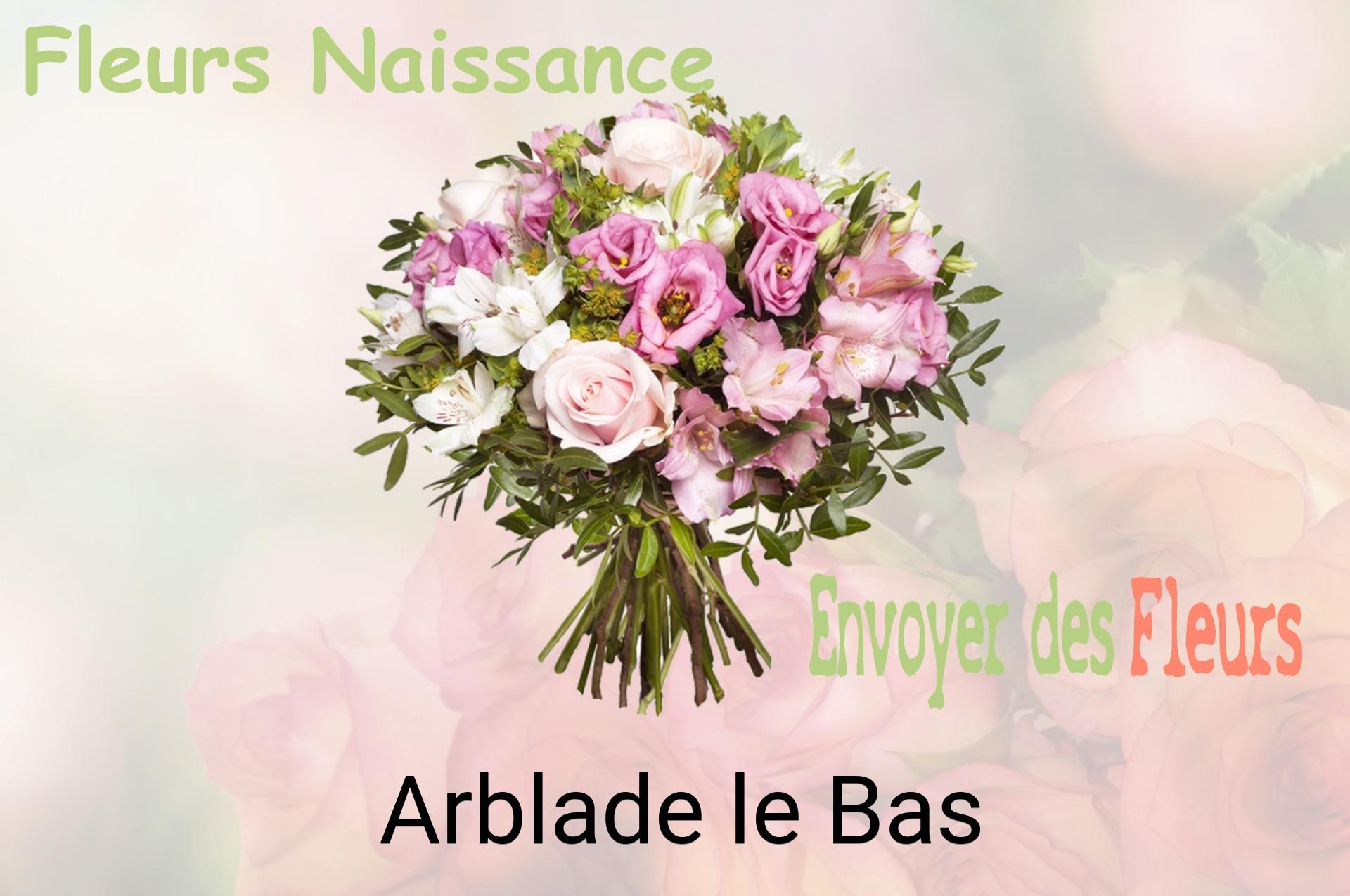 Bouquet de fleurs de naissance livré à Arblade-le-Bas